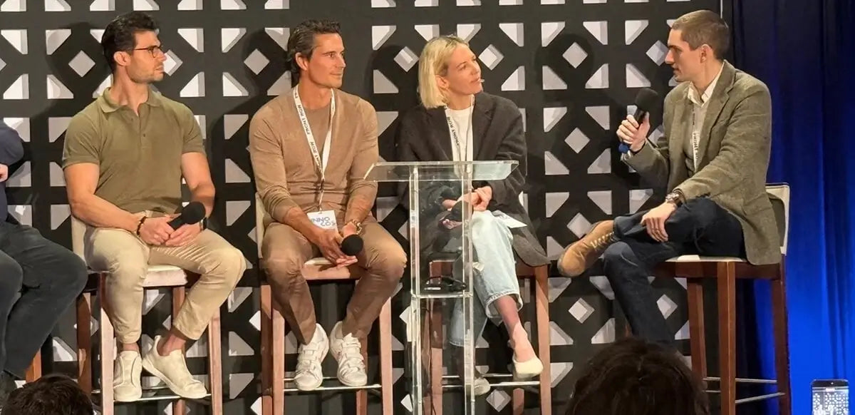 Kevin Slawin , fundador e CEO, Ponce Aurora – YUUTH skincare / Chris Mirabile, CEO, Novos Labs / Stéphane Colleu , presidente e CEO, Dr.